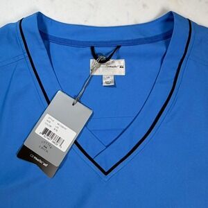 Cutter & Buck Mens CB WindTec V-Neck Golf Wind Vest Blue Large NEW NWT